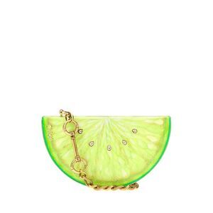 Chloe Women Printed Metal Chloe Tropicus Lemon Clutch